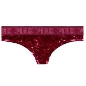🔥MOVING SALE🔥 (XS) PINK VS Velvet Thong